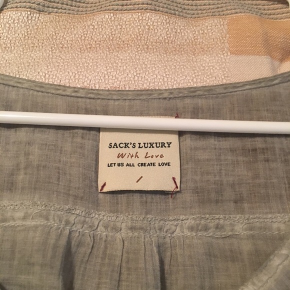 Gray cotton top - Picture 3 of 3